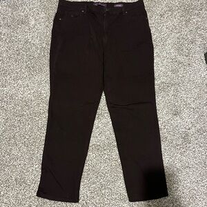 Gloria Vanderbilt Amanda Pants Brown